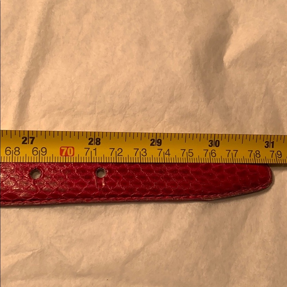 Genuine Snake skin removable buckle sleek classic - Picture 11 of 16